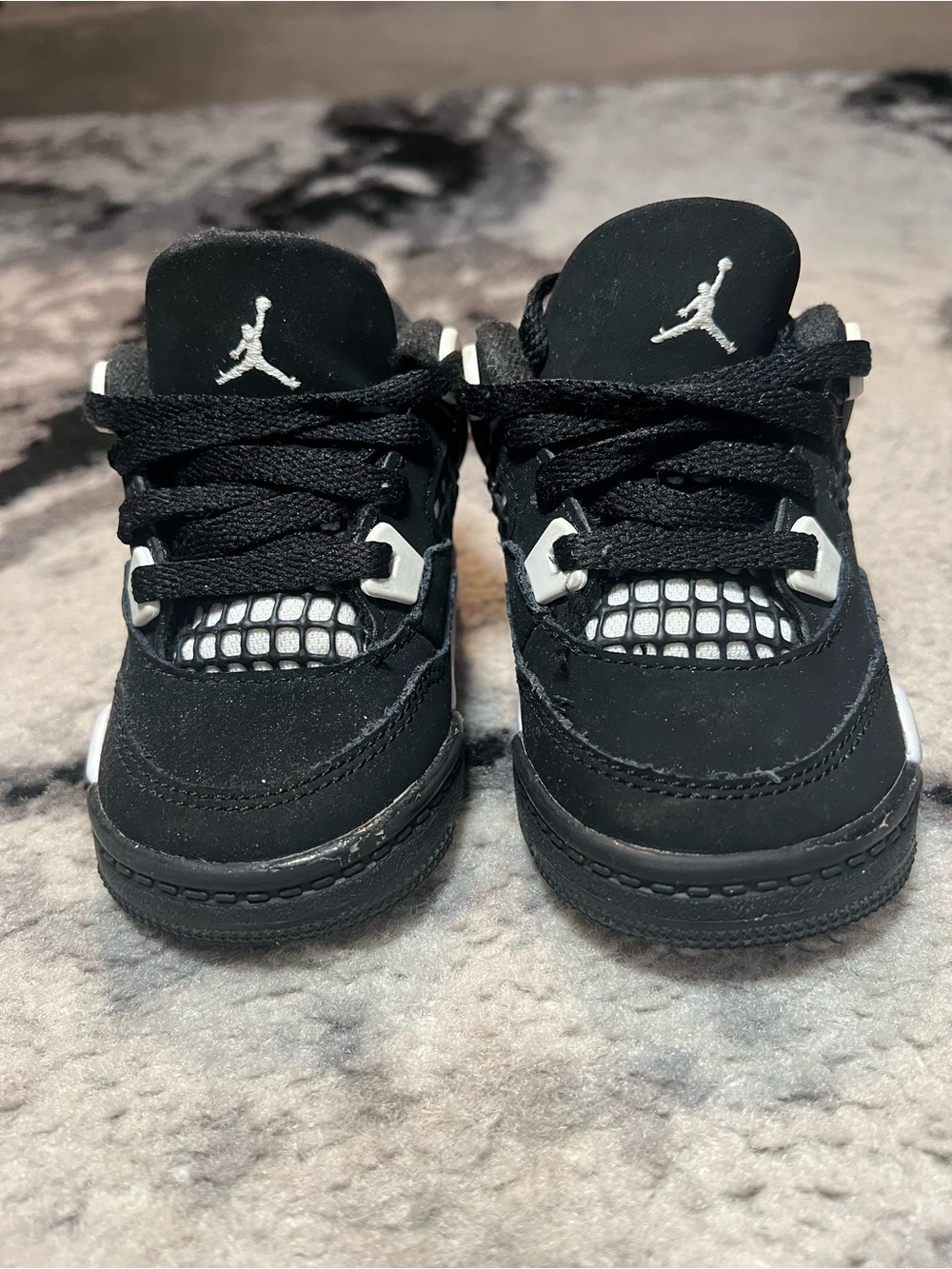 Nike Kids Black and White Jumpman Sneakers